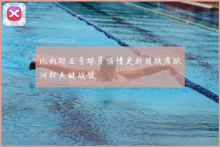 比利时五号球员伤情更新将缺席欧洲杯关键战役